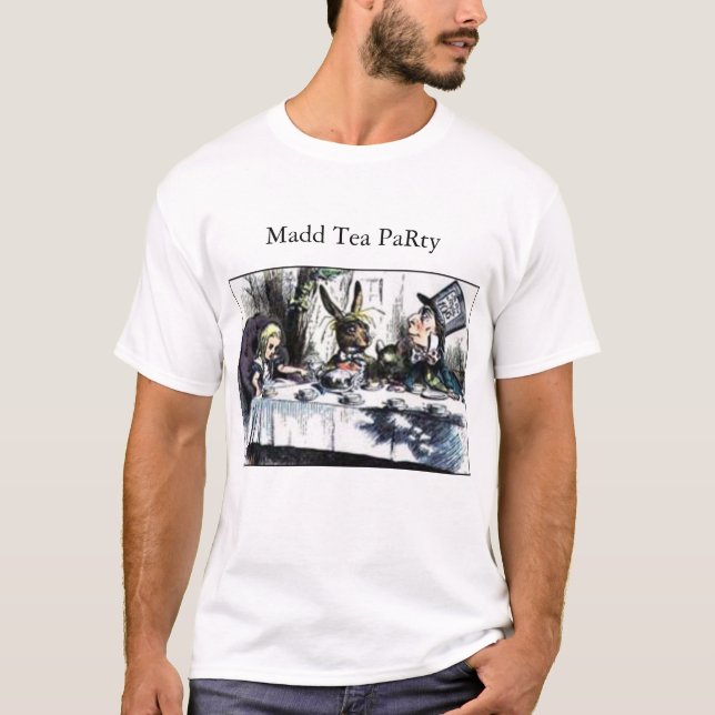 Camiseta Tea party louco (Frente)