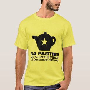 Camiseta tea party - os tea party são para as meninas