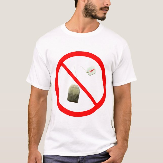 Camiseta Tea party sobre #1 (Frente)