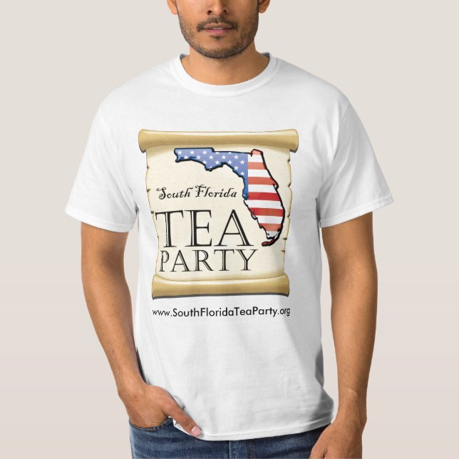Camiseta Tea party sul de Florida (Frente)