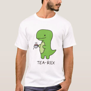 Camiseta Tea-Rex, Dinossauro Fofo, Amante Divertido de Dino