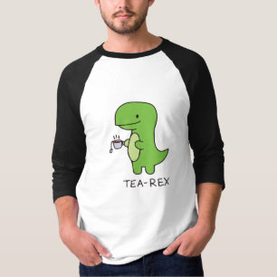 Camiseta Tea-Rex, Dinossauro Fofo, Amante Divertido de Dino