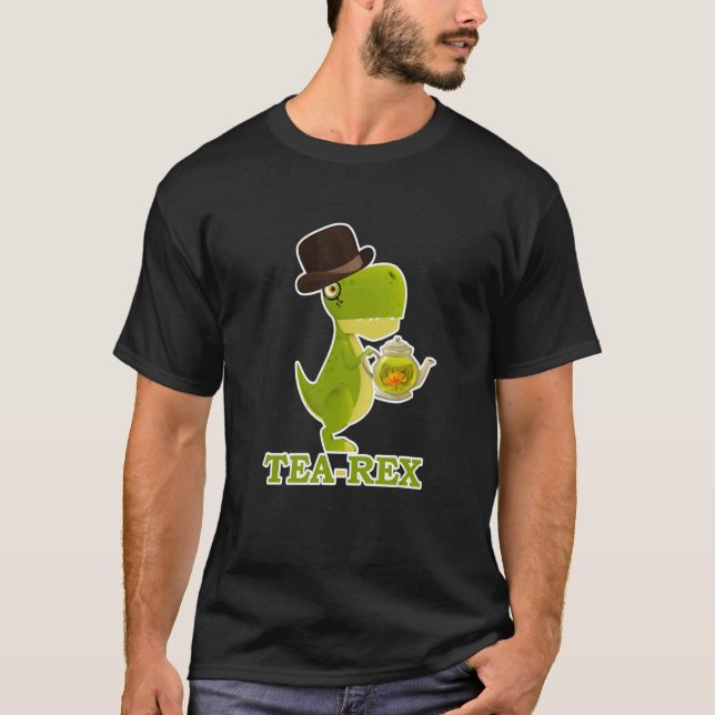 Camiseta Tea Rex dinossauro nobre (Frente)
