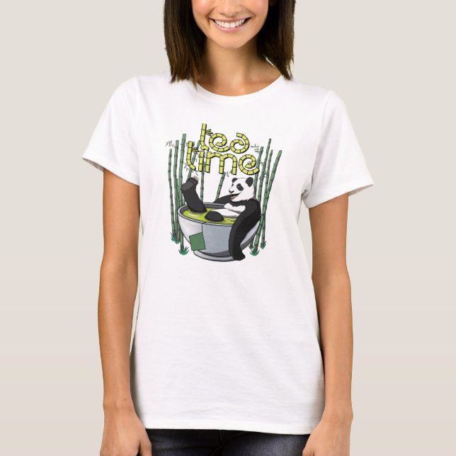 Camiseta Tea Time Panda (Frente)