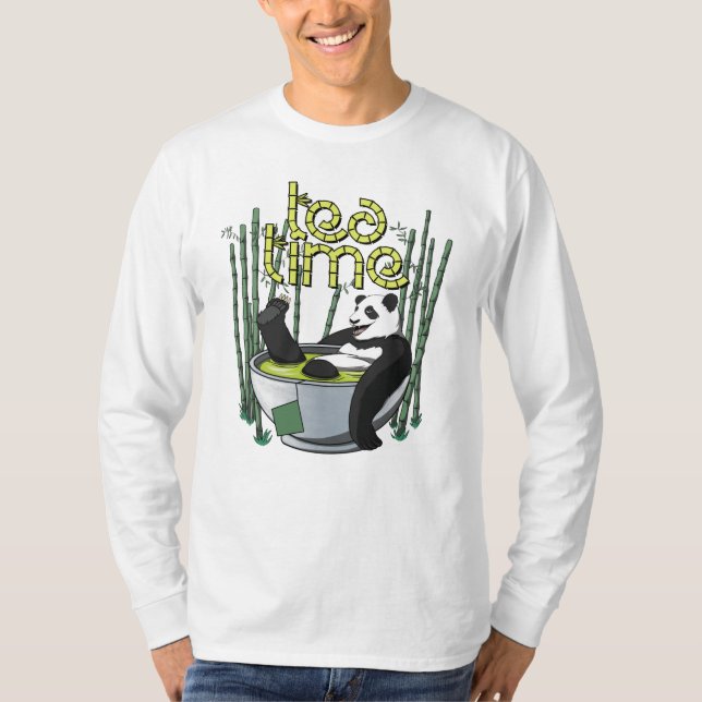 Camiseta Tea Time Panda (Frente)