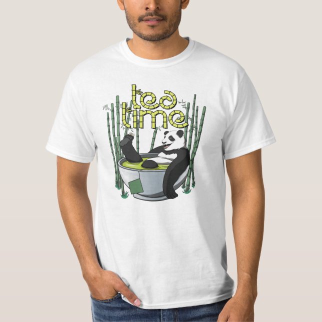 Camiseta Tea Time Panda (Frente)