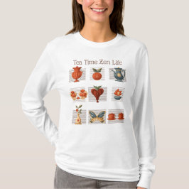 Camiseta Tea Time Zen, Pintado,