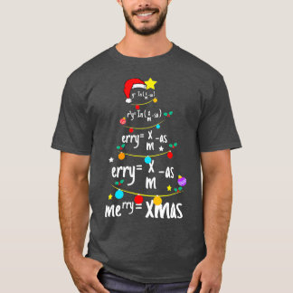 Camiseta Teac da Ciência do Nerd de Matemática da Árvore de