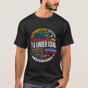 Camiseta Teac De Jardim De Infância Transitório Da Tk E Da 