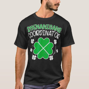 Camiseta Teac do Dia de São Patrício Coordenador Engraçado