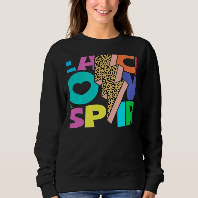 Camiseta Teach Love Inspire SPED Leopard Print Groovy Teach (Frente)