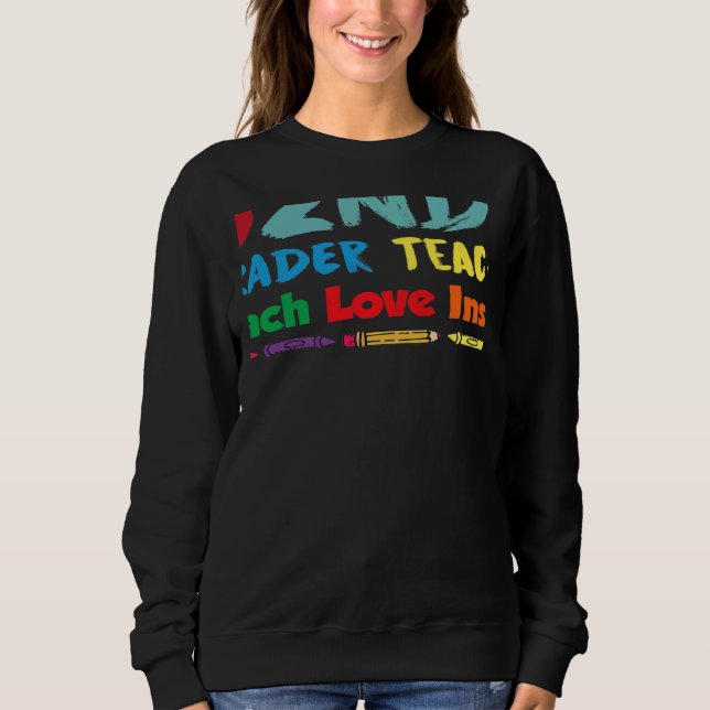 Camiseta Teach Love Inspire Valentines Day 2nd Grade Teache (Frente)