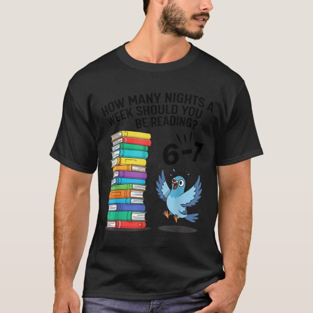 Camiseta Teacher 67 How Many Nights A Week Should You Be Re (Frente)