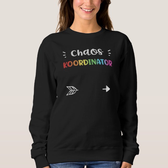 Camiseta Teacher Chaos Koordinator Kindergarten Sayings (Frente)