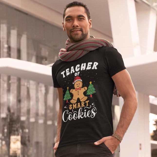 Camiseta Teacher of Smart Cookies Funny Teacher Christmas (Criador carregado)