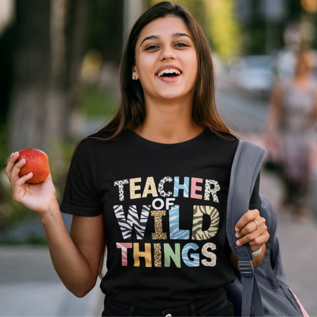 Camiseta Teacher of Wild Things, Funny Teacher Gift (Criador carregado)
