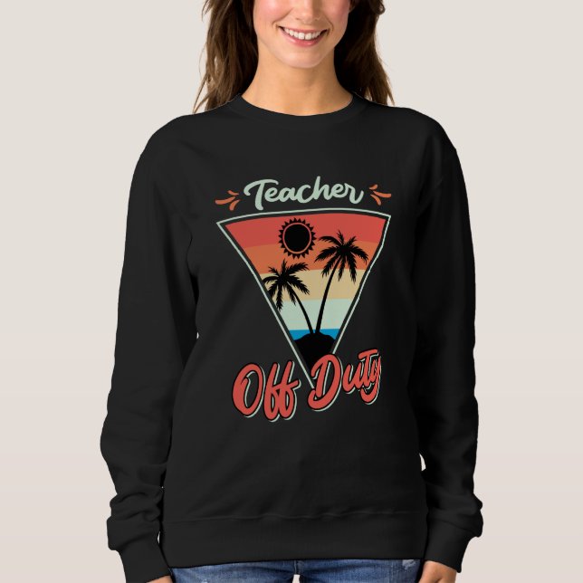 Camiseta Teacher off duty teacher on vacation Teacher  8 (Frente)