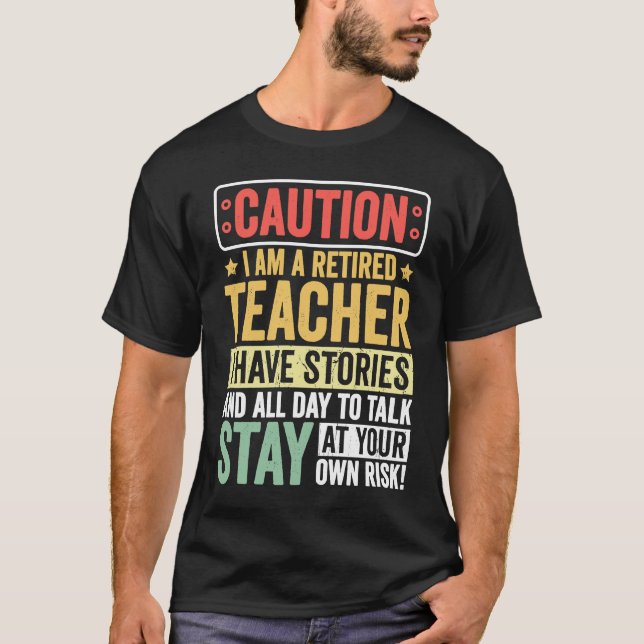 Camiseta Teacher Retirement Apparel Retired Teacher for Men (Frente)