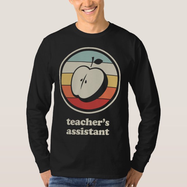 Camiseta Teacher s Assistant Retro Teaching Assistant (Frente)