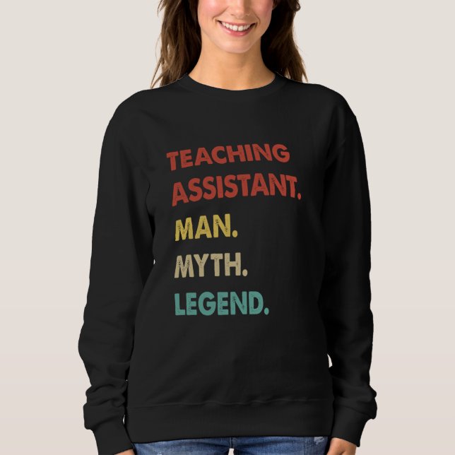 Camiseta Teaching Assistant Man Myth Legend  1 (Frente)