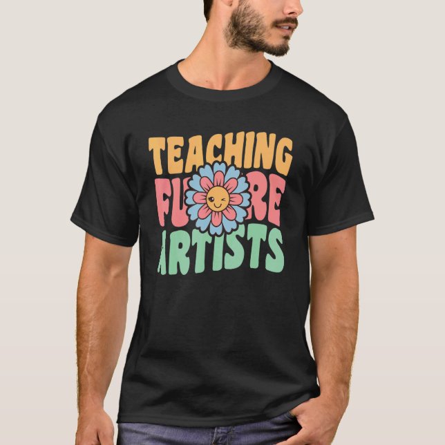 Camiseta Teaching Future Artists Teachers Back To School 20 (Frente)