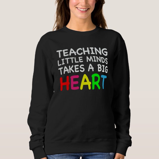 Camiseta Teaching Little Minds Cute Preschool Kindergarten  (Frente)