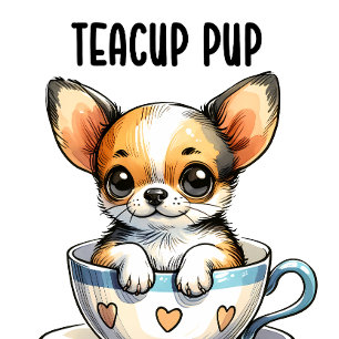 Camiseta Teacup Chihuahua Pup