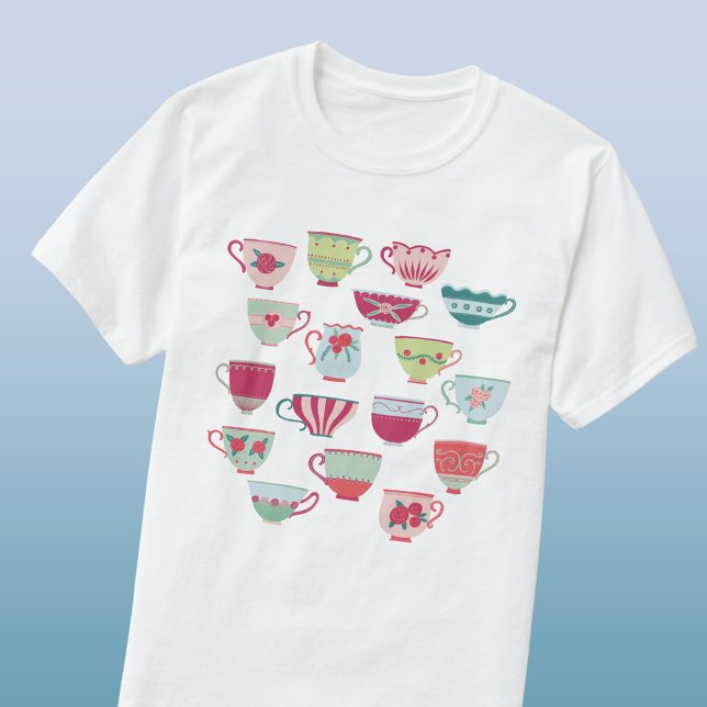 Camiseta Teacup Retroativo (Retro tea cups t-shirt)