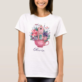 Camiseta Teacup Rosa Fairytalhe House Mulheres Brancas