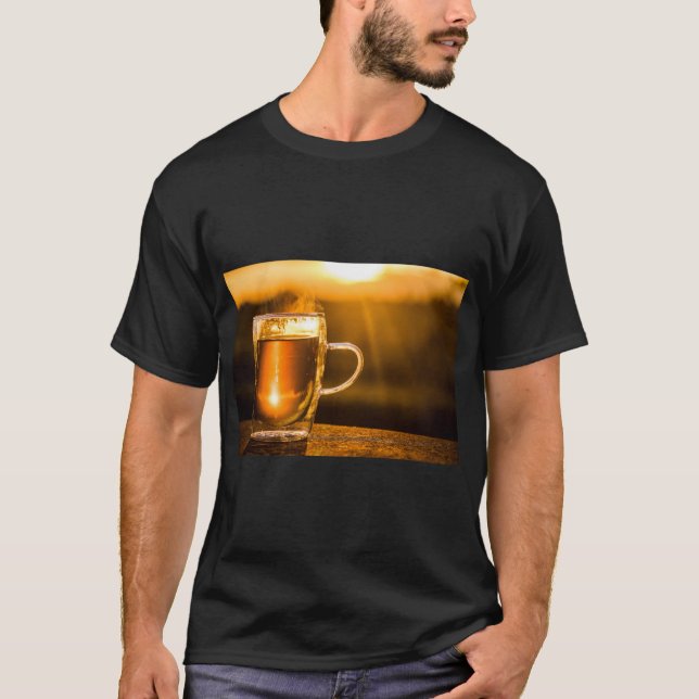 Camiseta Teacup Tea Lover's Impressão Tee (Frente)