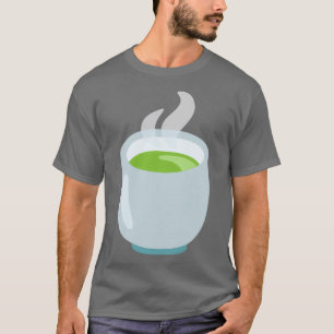 Camiseta Teacup Verde De Chá Matcha Verde Sem Alça
