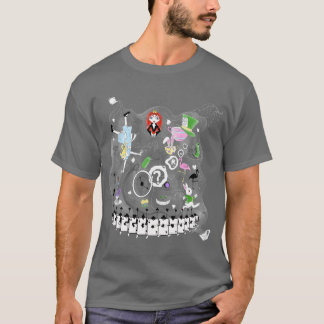 Camiseta Teacups do país das maravilhas