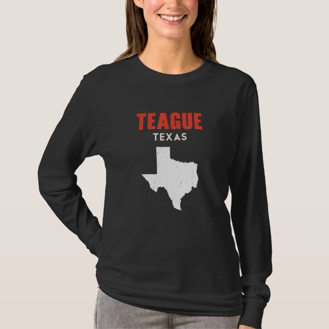 Camiseta Teague Texas USA State America Travel Texas (Frente)