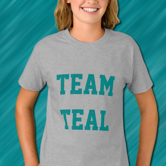 Camiseta Teal da Equipe (Criador carregado)