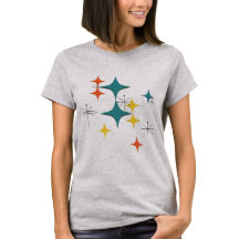 Teal de Starburst da Era Atômica do Meio século Mo