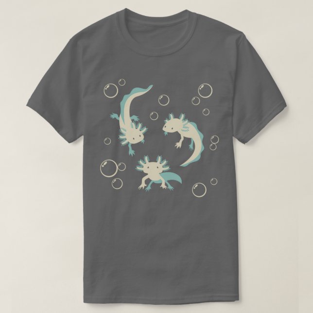 Camiseta Teal Relaxolotl (Frente do Design)