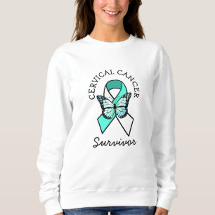 Camiseta Teal T da Fita de Sensibilização do Sobrevivente d