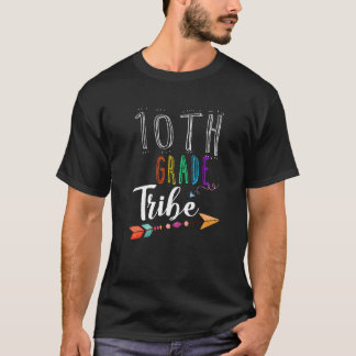Camiseta Team 10th Grade Teacher Tribe Back To School