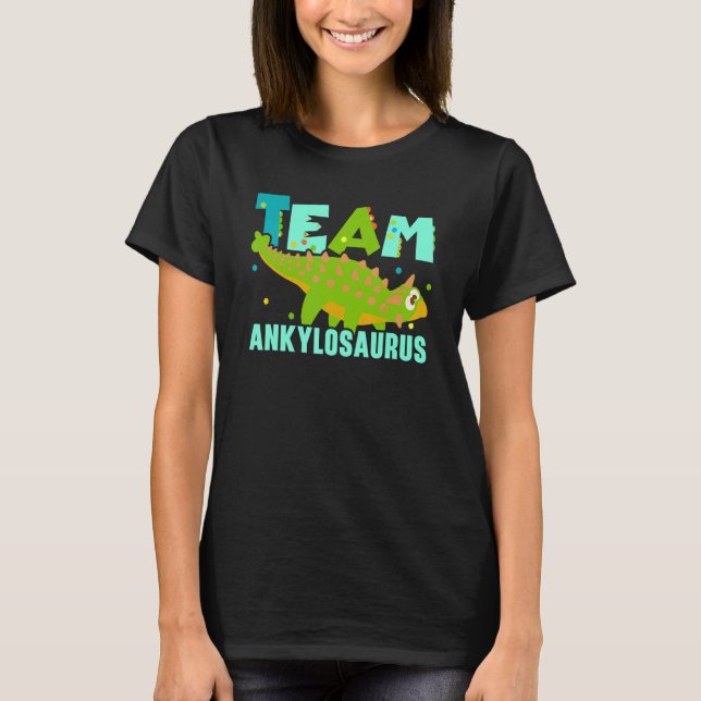 Camiseta Team Ankylosaurus Future Paleontologist Dinosaur (Frente)