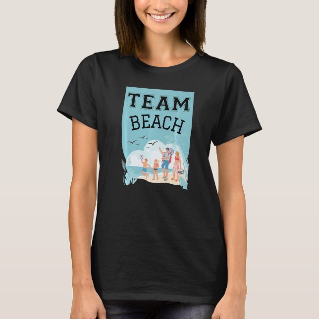 Camiseta Team Beach Family Premium (Frente)
