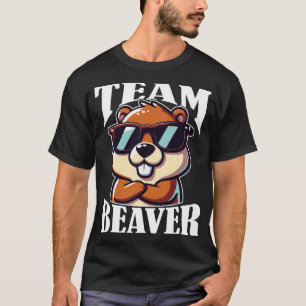 Camiseta Team Beaver Funny