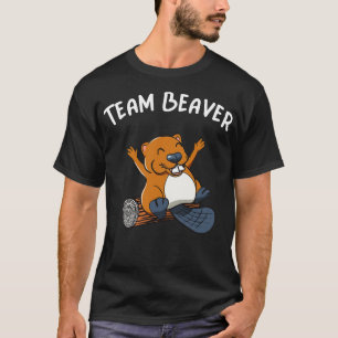 Camiseta Team Beaver Rodent Animal Funny Beaver
