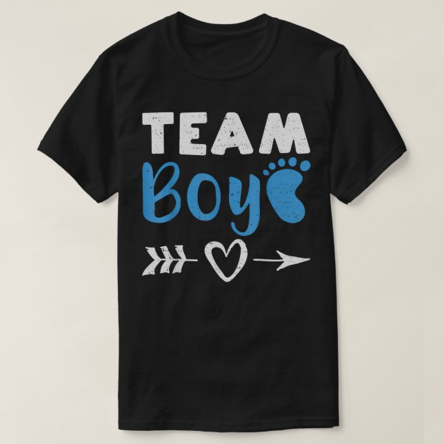 Camiseta Team Boy  Baby Shower  (Frente do Design)