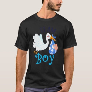 Camiseta Team Boy Bird Gender Revement Party Men Parent