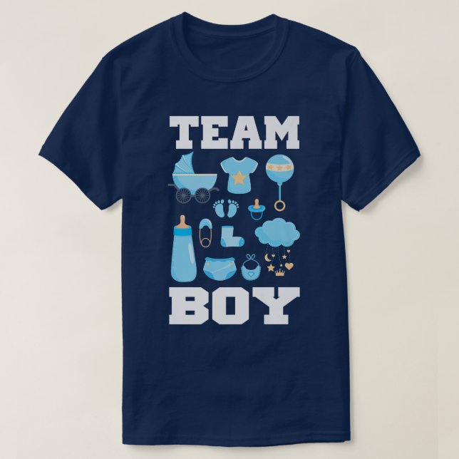 Camiseta Team Boy Gender ReveParty Boy Boy (Frente do Design)