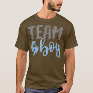 Camiseta Team Boy Gender Revetre Chá de fraldas Para A Mãe 