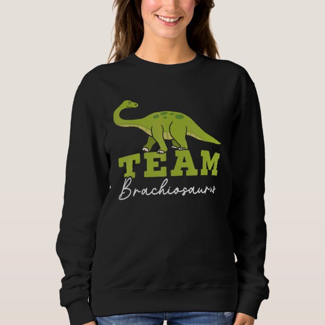 Camiseta Team Brachiousaurus Dinosaur Future Paleontologist (Frente)