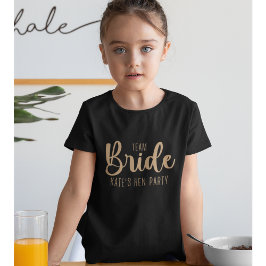 Camiseta Team Bride Elegant Bachelorette