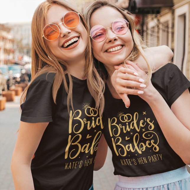 Camiseta Team Bride Fun Bachelorette Party (Criador carregado)