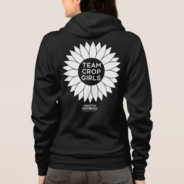 Camiseta Team Crop Girls Hoodie (Verso)